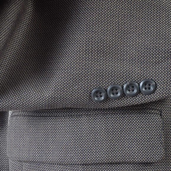 Pronto-Uomo Men's Coat  Blazer Gray Size 54R - Picture 10 of 11